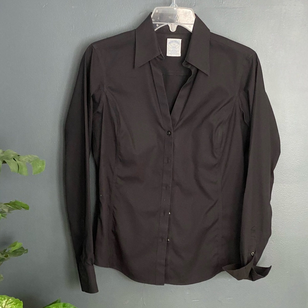 Brooks Brothers vintage black button up | 2